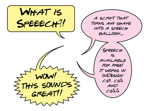 Beispiel Sprechblasen von Speech erstellt